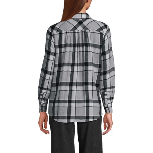 Gray/Black Large Plaid