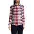 Women's Flannel Boyfriend Fit Long Sleeve Shirt, Front