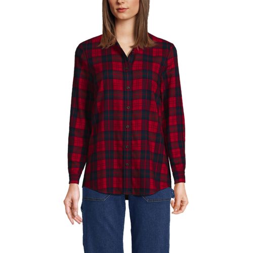 Flannel pullover outlet women's