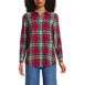 Women's Flannel Boyfriend Fit Long Sleeve Shirt, Front