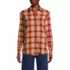 Flannel Boyfriend Long Sleeve Shirt, Front