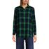 Women's Flannel Boyfriend Fit Long Sleeve Shirt, Front