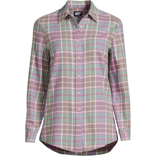 Boyfriend-Bluse aus Flanell