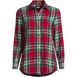 Women's Flannel Boyfriend Fit Long Sleeve Shirt, Front