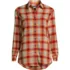 Flannel Boyfriend Long Sleeve Shirt, Front