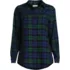 Flannel Boyfriend Long Sleeve Shirt, Front