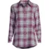 Flannel Boyfriend Long Sleeve Shirt, Front