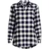 Flannel Boyfriend Long Sleeve Shirt, Front