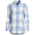 Women's Plus Size Flannel Boyfriend Fit Long Sleeve Shirt, Front