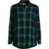 Flannel Boyfriend Long Sleeve Shirt, Front