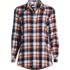 Women's Flannel Boyfriend Fit Long Sleeve Shirt, Front