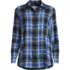 Flannel Boyfriend Long Sleeve Shirt, Front