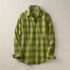 Flannel Boyfriend Long Sleeve Shirt, Front