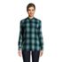 Women's Flannel Long Sleeve Tunic Top, Front