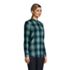 Women's Flannel Long Sleeve Tunic Top, alternative image