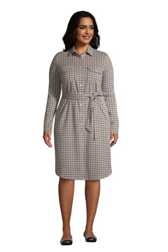 knit shirt dress