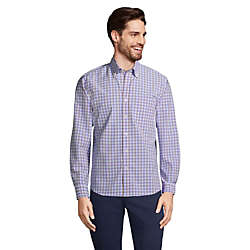 Men's Traditional Fit Stretch Commuter Dress Shirt, Front