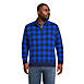 Men's Big and Tall Print Bedford Rib Quarter Zip Sweater, Front