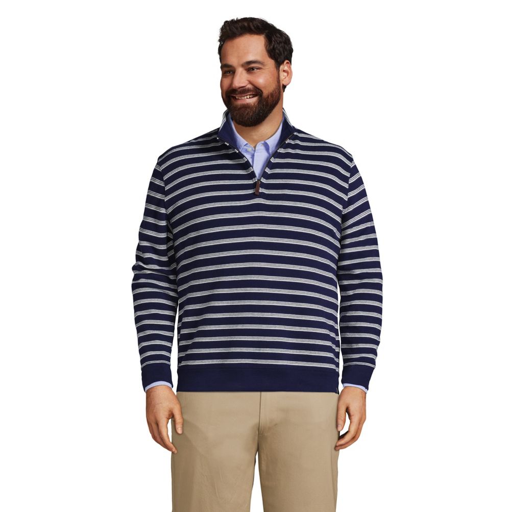 Men's Bedford Rib Quarter Zip Sweater