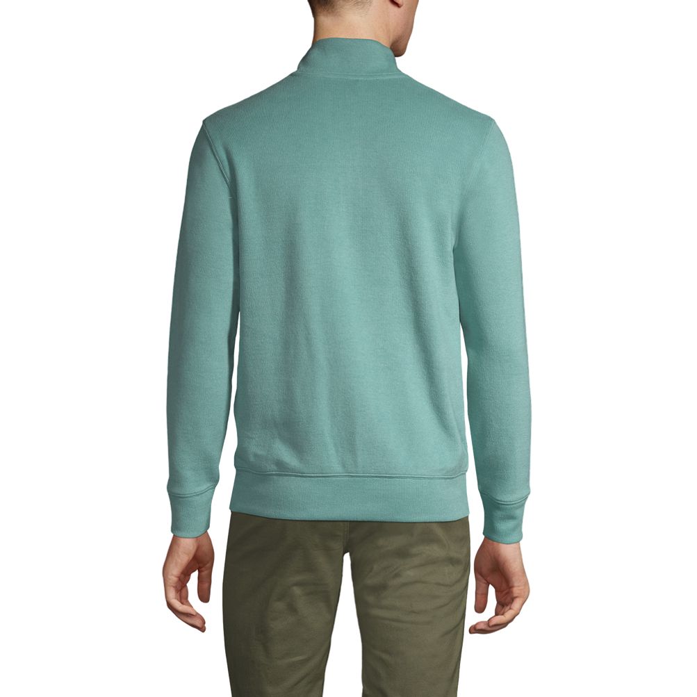 Making It Look Easy Grey Ribbed Shoulder Quarter Zip Pullover Small