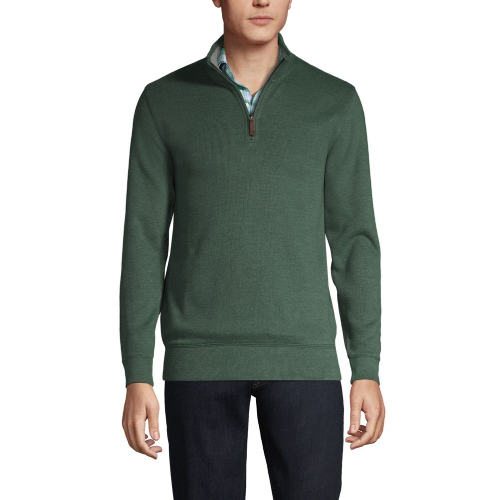 DREYDEN, Half Zip Ribbed Sweater, Men