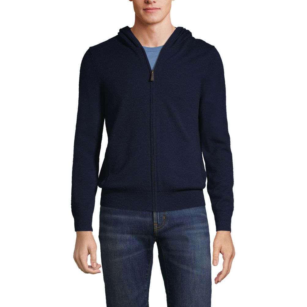 Full Zip Hoodie in Navy