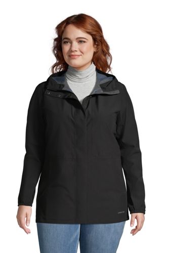 plus size waterproof rain jacket