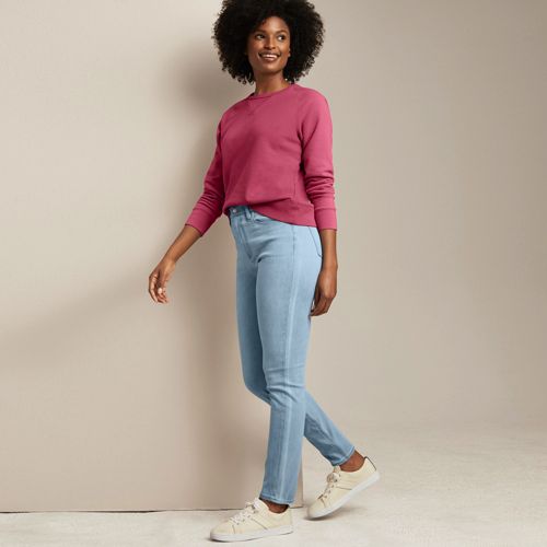 Lands end cropped on sale jeans