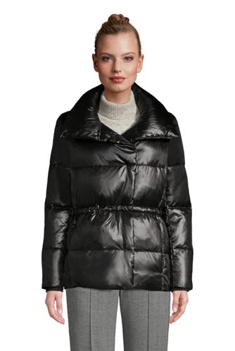 Lands end clearance black down coat