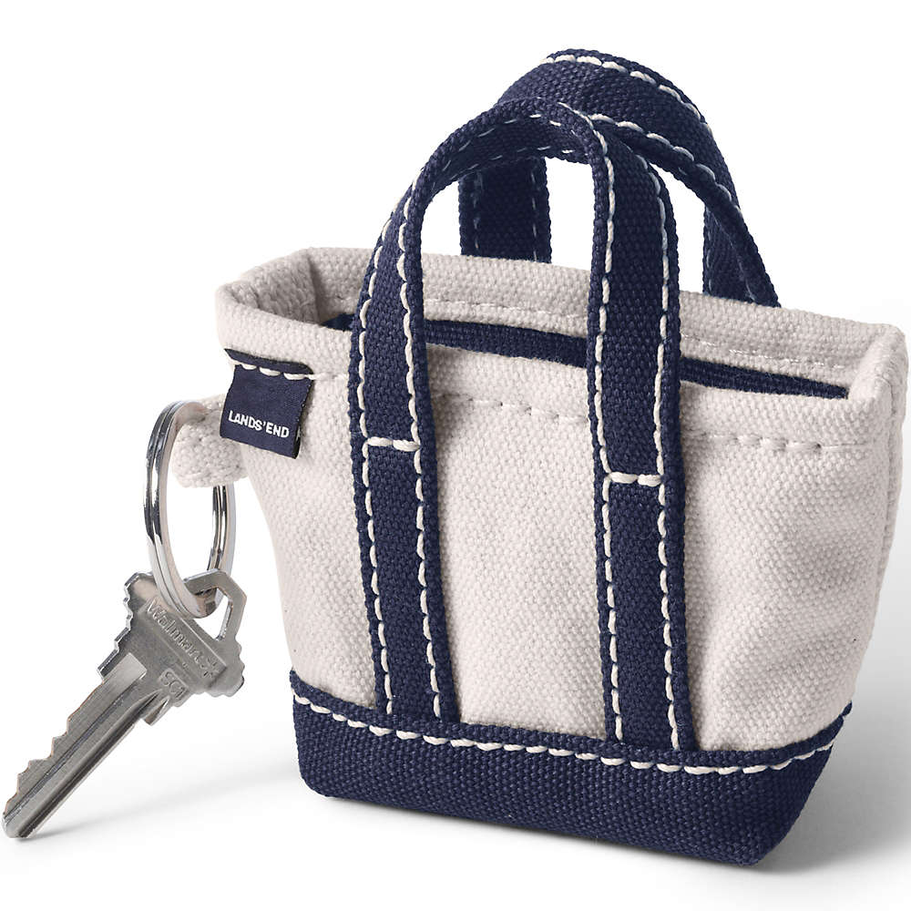 Canvas Tote Keychain, Front