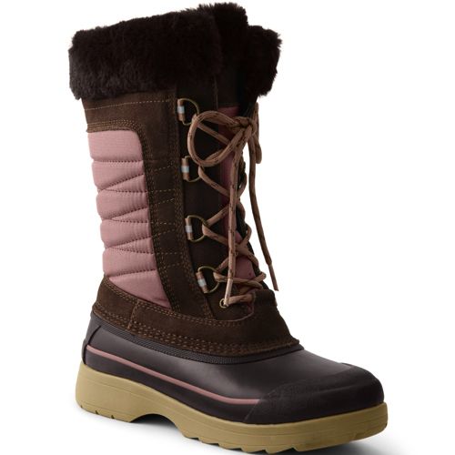 lands end womens snow shoes