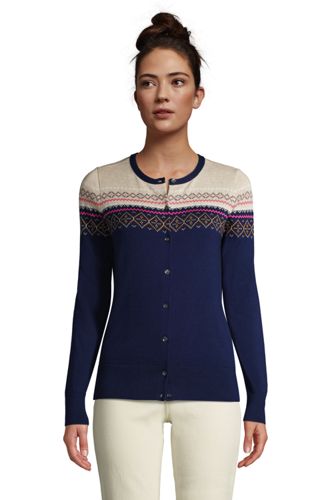 lands end women's supima cardigan sweater