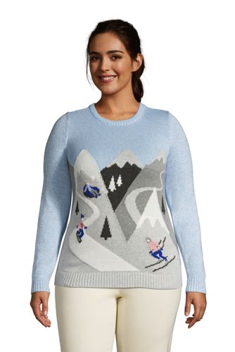 women's plus size crew neck sweatshirts