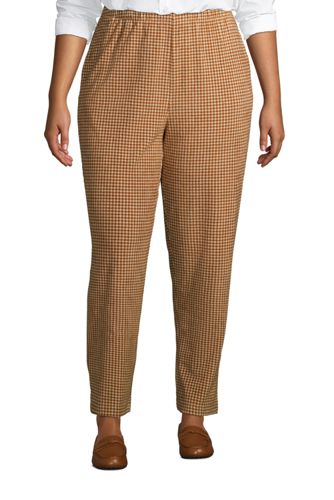 plus size petite elastic waist pants