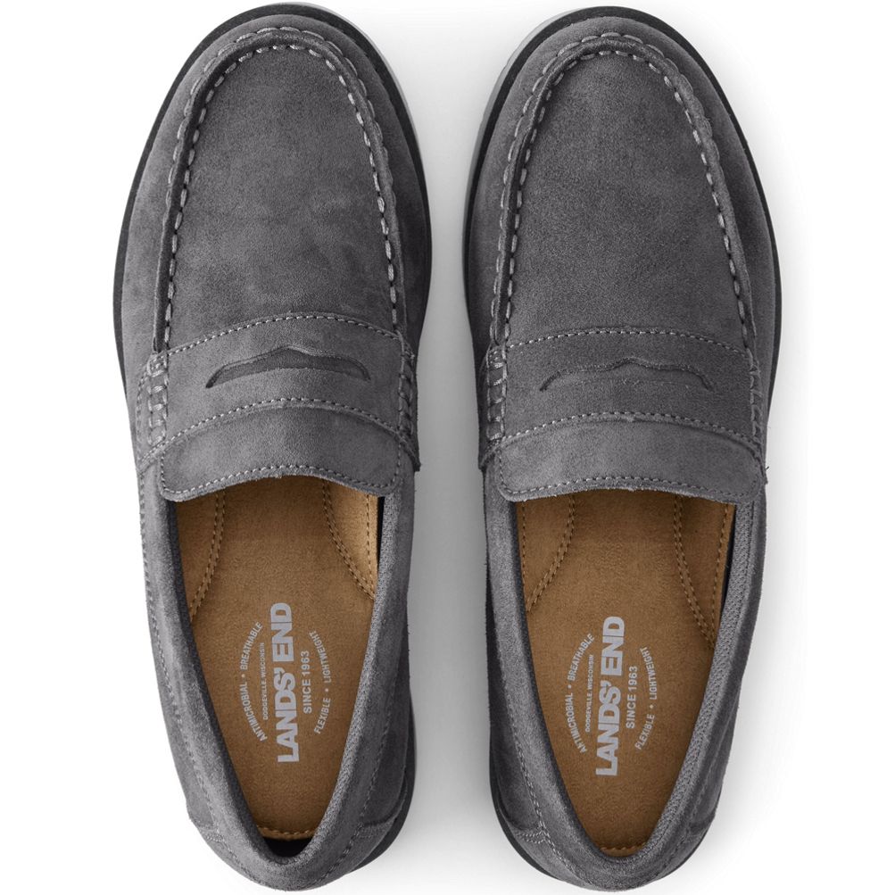 Comfort Casual Leather Penny Loafers | Lands' End