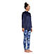 Women's Cozy Pajama Set Long Sleeve Top and Print Leggings, alternative image
