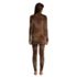 Women's Cozy Pajama Set Long Sleeve Top and Print Leggings, Back