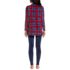 Women's Petite Cozy Pajama Set Long Sleeve Top and Print Leggings, Back