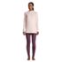 Women's Cozy Pajama Set Long Sleeve Top and Print Leggings, Front