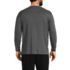 Men's Big Knit Rib Pajama Henley, Back