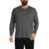Men's Big Knit Rib Pajama Henley, Front