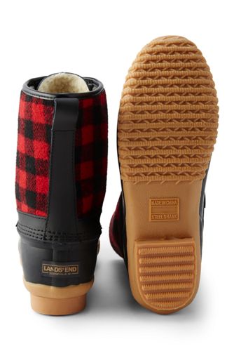lands end lined duck boots