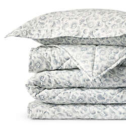 Luxe Supima Cotton Flannel Printed Comforter - 6oz, Front