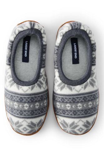 lands end fleece slippers