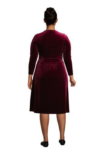 lands end velvet dress