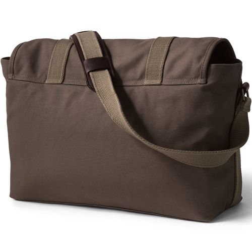 Lands' End Waxed Canvas Messenger Bag