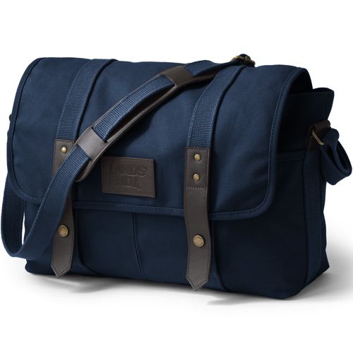 Waxed Canvas Messenger Bag