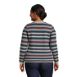 Women's Plus Size Cashmere Crewneck Sweater - Jacquard, Back