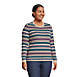 Women's Plus Size Cashmere Crewneck Sweater - Jacquard, alternative image