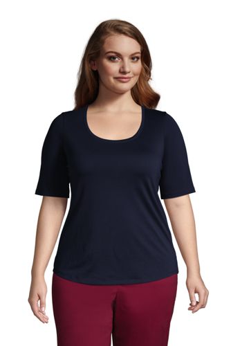 extra long plus size tops